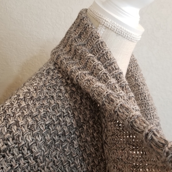 Forever 21 Ladies X-Small Brown Tan Front Knit Cardigan Sweater - Picture 5 of 8